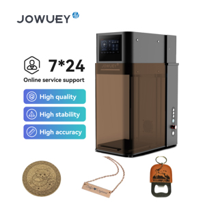 เครื่องแกะสลักเลเซอร์ไฟเบอร์แบบพกพา New Jowuey 60W MOPA 40W Diode Dual Laser สำหรับโลหะ/ไม้/หนัง รองรับไฟล์ DXF/BMP/AI/DST - Product Image 2