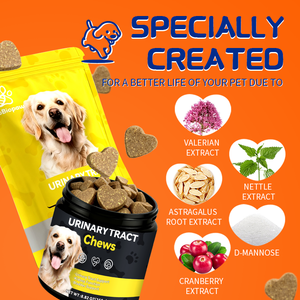 OEM idrar yolu çiğnemek takviyesi köpekler için, veteriner-formüle, kristal önleme, köpek mesane desteği çiğneme takviyesi - Product Image 2