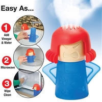 Nettoyant vapeur pour four Angry Mama, nettoie facilement les fours à micro-ondes, les appareils électroménagers, les réfrigérateurs