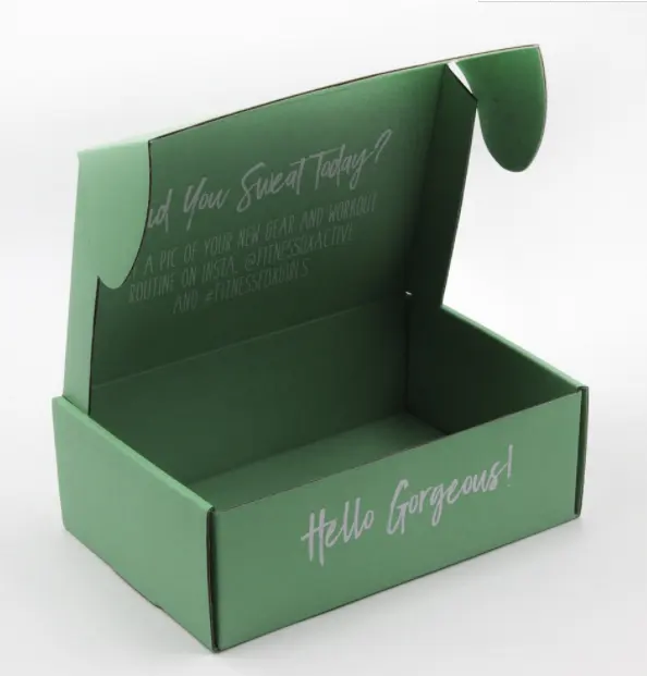 Profesyonel kutu tedarikçileri foldadble tuck üst oluklu toplu posta kutuları logo baskılı kozmetik kapları