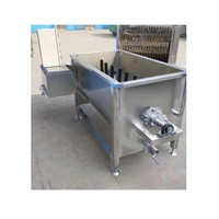 Petite machine à plumer et à échauder les poulets, éplucheuse et échaudoir à volaille, machine à échauder les poulets rotative commerciale