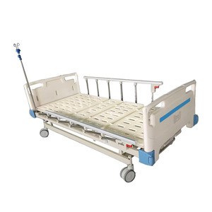 Lit d'hôpital manuel ABS à triple manivelle L2150xW960xH450-740mm, lit de soins multifonctionnel, fabricant de Guangzhou - Product Image 3