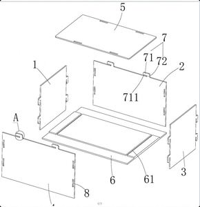 Boîte de rangement en acrylique transparente, écologique, entièrement assemblée, anti-poussière, avec base noire, boîte de rangement en cube, boîte porte-stylos - Product Image 5
