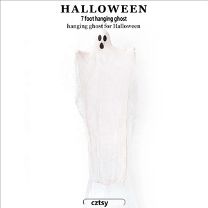 Decoración de Halloween para Puerta, Casa Embrujada, Fantasma Blanco Colgante, Demonio, Uso Interior, Materiales Mixtos, Sensor Eléctrico, Batería - Product Image 5