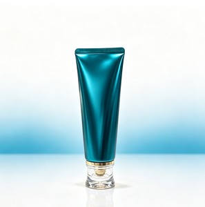 <span class=keywords><strong>Tubo</strong></span> Cosmetico Laminato PBL Blu Teal Lucido da 200ml 240ml per Confezioni Skincare - Product Image 1