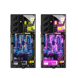 Funda de teléfono con luz Led activada por voz, para iphone 13, 12, 11pro <span class=keywords><strong>max</strong></span>, <span class=keywords><strong>Samsung</strong></span> <span class=keywords><strong>S22</strong></span>, S21, S20FE, <span class=keywords><strong>ultra</strong></span> patrón, se puede personalizar - Product Image 1