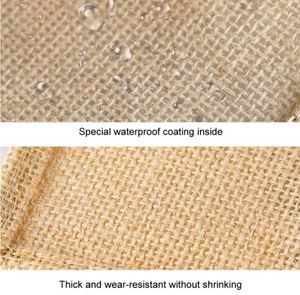 Bolsas de Lino y Yute al por Mayor, Bolsas de Playa Personalizadas, Bolsas Ecológicas con Revestimiento de PE Impermeable para Mujer - Product Image 6