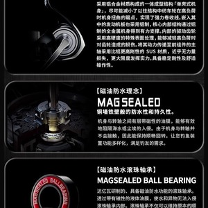 รอกสปินนิ่งไดว่า 24 เซอร์เทท น้ำหนักเบา สำหรับตกปลาแบสและปลานิล - Product Image 5