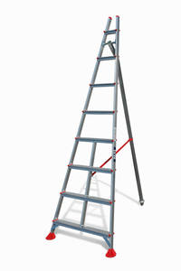 2024 elegante al por mayor reutilizando almacenes escalera de aluminio de trabajo de paso de Metal ligero de alta calidad para edificios domésticos - Product Image 3