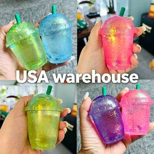 ของเล่นบีบมือรูปแก้วกาแฟน่ารักจากคลังสินค้าสหรัฐอเมริกา โมจิสควิชชี่ บีบแล้วคืนตัวช้า นุ่มนิ่ม บรรเทาความเครียด สำหรับเด็ก - Product Image 6