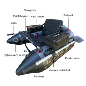 Thuyền <span class=keywords><strong>Kayak</strong></span> bơm hơi câu cá, chơi nước, lướt sóng, chất liệu PVC dày bền, sản xuất tại nhà máy OEM Trung Quốc, đạt chứng nhận CE - Product Image 6