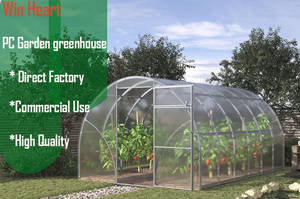 Açık bahçe yeşil ev Metal çerçeve polikarbonat PC levha seralar - Product Image 2