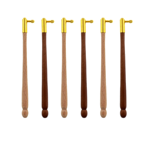 Ago da Lavoro a Maglia Fatto a Mano in Faggio Sostenibile per Uso Quotidiano, con Ricamo Francese, Perline e <span class=keywords><strong>Uncinetto</strong></span> Luneville - Product Image 4