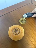 Stylo de pyrogravure électrique à température réglable avec tête de marquage en laiton personnalisée pour le marquage sur cuir et le bois - Kit de marquage à chaud