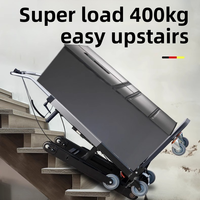Chariot de transport électrique pliable pour escaliers, plateforme motorisée 800W, construction métallique, usage domestique, OEM, garantie 1 an