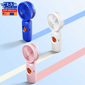 2025 nuevo ventilador de refrigeración mano eléctrica Personal plegable Usb ventilador de mano portátil recargable plegable pequeño Mini ventilador - Product Image 1