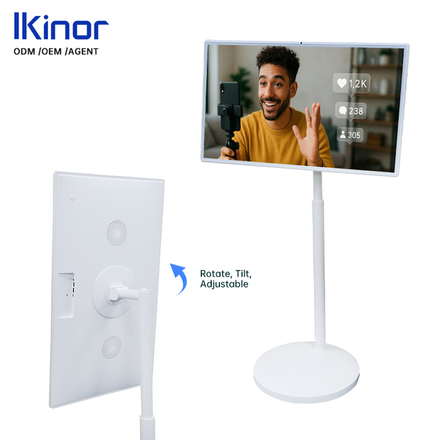 IKinor Smart Portable Full HD 1080p 32-Inch TV with for 10-Point Touch Screen 75Hz-For Homes Shopping Malls & Offices