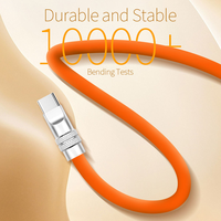 Kabel USB 4 USB C 240W Pengisian Cepat dengan Transfer Data 8K/60Hz 40Gbps Kabel Video Thunderbolt 4/3 untuk iPhone 17 16 15