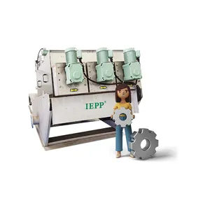 IEPP preferential price automatic wastewater treatment equipment sludge thickening dewater machine solid concentration equipment