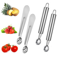Rode Paprika Zaad Corer Fruit Groente Stem Remover voor Paprika Ananas Peer Appel Tomaat Keuken Gadgets Tool G25-666