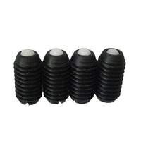 Piston à ressort à bille fileté en plastique POM M3-M10