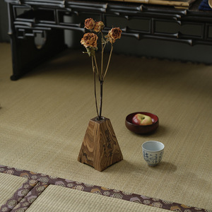 <b>Bamboo</b> Zen-inspired decorative vase, New Chinese style dried flower vase, creative hydroponic flower <b>container</b>, tea ceremony - Product Image 1