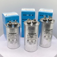 Condensateur de compresseur Hongye CBB65 pour climatiseur et déshumidificateur, capacité 2uf-100uf, 300VAC-450VAC, boîtier en aluminium