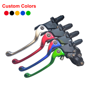 Palancas de Freno y Embrague Universales de Aluminio para Motocicleta, Repuestos Modificados <span class=keywords><strong>ASV</strong></span> Todoterreno Anticaída - Product Image 4