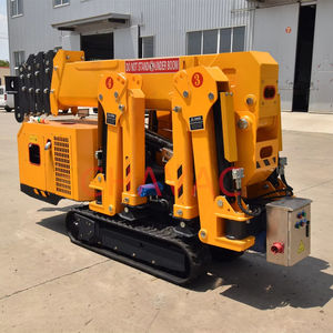 Мини-кран-паук на гусеничном ходу с дистанционным управлением, самоходный, с телескопической стрелой, консольный, для высотных работ - Product Image 1