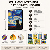 Griffoir mural en sisal pour chat, tableau décoratif, protection de meubles, vente en gros