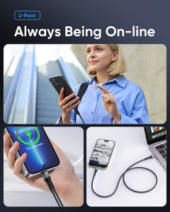 Cable de Carga Rápida Personalizado SUNGUY Tipo-C de 20W, Trenzado de Nailon, Ecológico y Duradero para Teléfonos Móviles, Venta al Por Mayor - Product Image 4