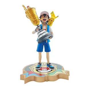 2024 Nieuwe Hoge Kwaliteit Gk Kampioenen Cup Ash Ketchum Pvc Anime Beeldje Pokemone Pikachus Actiefiguur