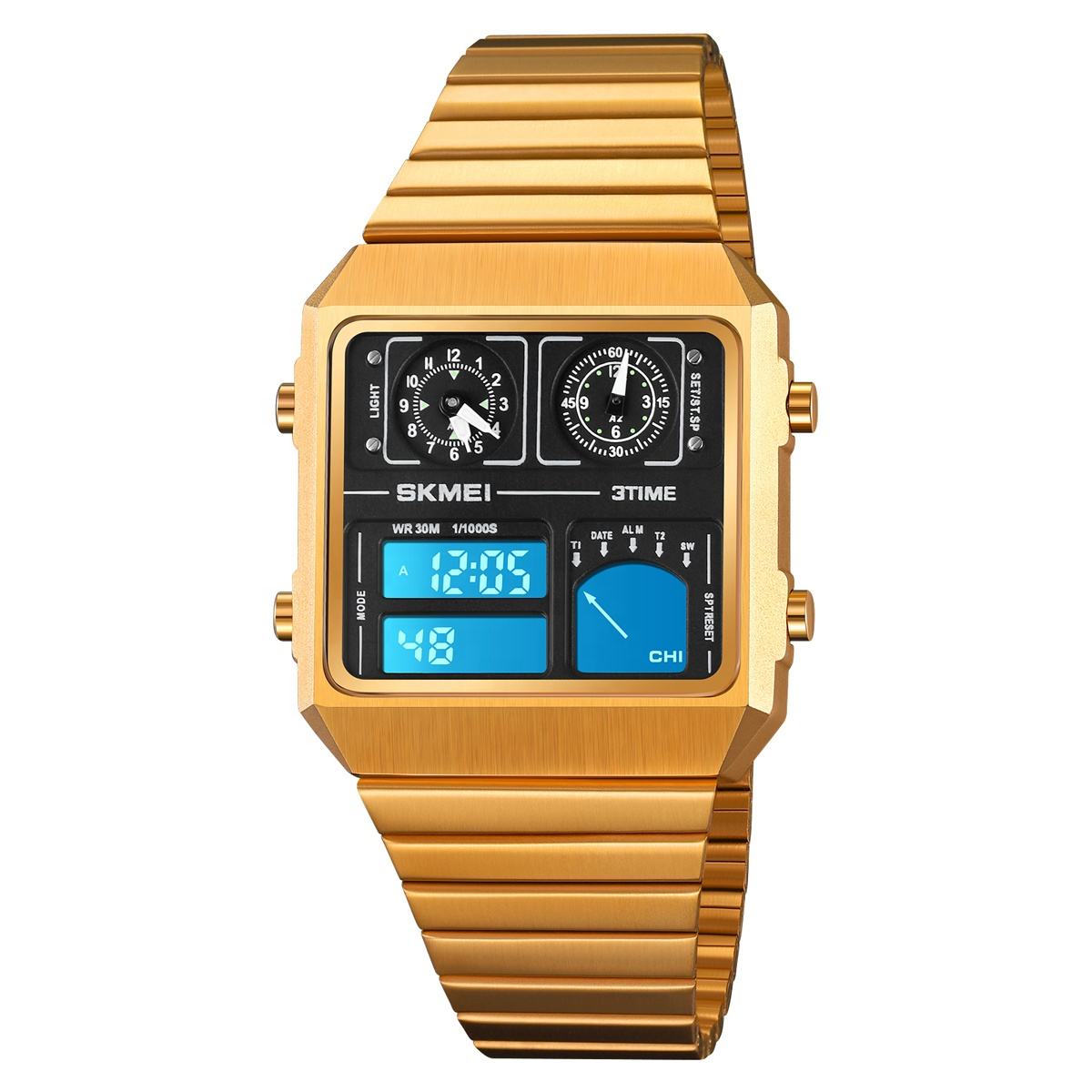 Skmei Vergoldete Uhr Herren SKMEI 2198 Herren Individuelles Logo