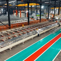 Équipement de refroidissement et de transport semi-automatique Yizheng pour profilés en aluminium T5 T6, capacité 30T, redressement de métaux 220V/380V