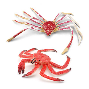 Figura de Cangrejo Simulada, Cangrejo Real, Cangrejo Araña, Modelo Coleccionable, Decoración de Escritorio, Juguete - Product Image 2
