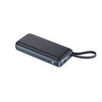 Banco de Energía Opaqi de 67W con Carga Rápida, 20000mAh, Pantalla LED y Enchufe Integrado, Puertos USB-C y USB-A Duales
