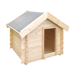 Outdoor Wooden <strong>Dog</strong> <strong>Kennel</strong> - <strong>Small</strong> Breed <strong>Dog</strong> House, Waterproof Roof, 76 x 99 x H80 cm, Size S - TIMBELA M401-1 - Product Image 1
