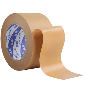 YOUJIANG Hot Melt Glue Strong Adhesive Mesh Sealing Banding Degradable Rubber Kraft Paper Tape
