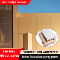 Panel Arquitectónico de Pared Exterior de Aleación de Aluminio Ignífugo A1 para Fachada de Edificio Público de Terminal de Aeropuerto, Ecológico