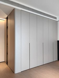 Nuovo <span class=keywords><strong>Armadio</strong></span> Portatile Regolabile su Misura con Comodino, Guardaroba a Porta Singola a Tutta Altezza per Villa e Hotel - Product Image 3