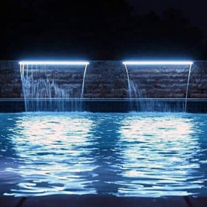 Cascade de <span class=keywords><strong>piscine</strong></span> extérieure moderne Fenlin en <span class=keywords><strong>acier</strong></span> inoxydable 304 ou 316 pour hôtel, jardin et villa - Product Image 2