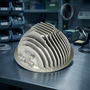 Dissipateur thermique en aluminium moulé sous pression, surface sablée, taille sur mesure, provenant du Gujarat - Product Image 3