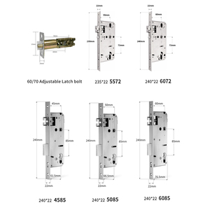 กุญแจล็อคประตูอัจฉริยะกุญแจอลูมิเนียมอัลลอยด์ความปลอดภัยสูง - Product Image 3