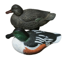 Décoys de canard mandarin personnalisés de 18 pouces, gonflables, flottants, imperméables, écologiques, durables, en plastique PE pour la chasse