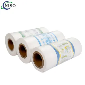 Breathable Pe Lamination Nonwoven Cloth Like Film Materials for Baby Diaper Making