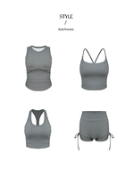 Vêtements de yoga fiables et très extensibles pour femmes, haut de sport respirant sans couture, pantalon évasé pour l'entraînement quotidien