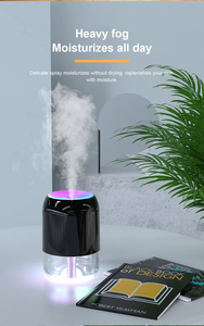 휴대용 미니 USB RGB 공기청정기 쿨 미스트 H2O 가습기 아로마테라피 에센셜 오일 디퓨저 가정용 5V 전원 습도 조절 - Product Image 5