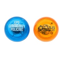 Balles rebondissantes en caoutchouc flash avec logo personnalisé imprimé LED 1.85 pouces 2.4 pouces de diamètre pour cadeau promotionnel de spectacle événement
