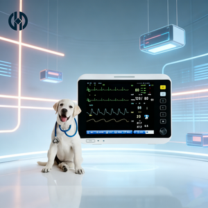 Moniteur patient vétérinaire haute précision avec analyse du segment ST et détection du pacemaker pour la surveillance des opérations chirurgicales animales - Product Image 6