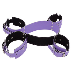 Menottes SM en cuir PU pour chevilles, pour femmes et couples, pour jeux de bondage et de contrainte, jouets sexuels - Product Image 2